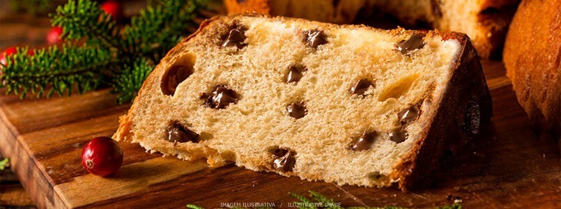 Panettone Integral com Chocolate