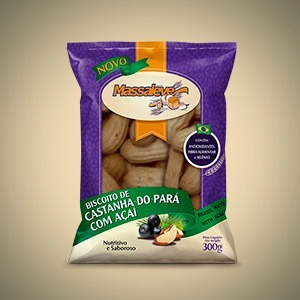 Biscoito Castanha-do-pará com Açaí 300g