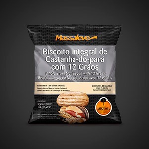 Biscoito Integral de Castanha-do-pará com 12 Grãos