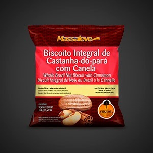Biscoito Integral de Castanha-do-pará com Canela